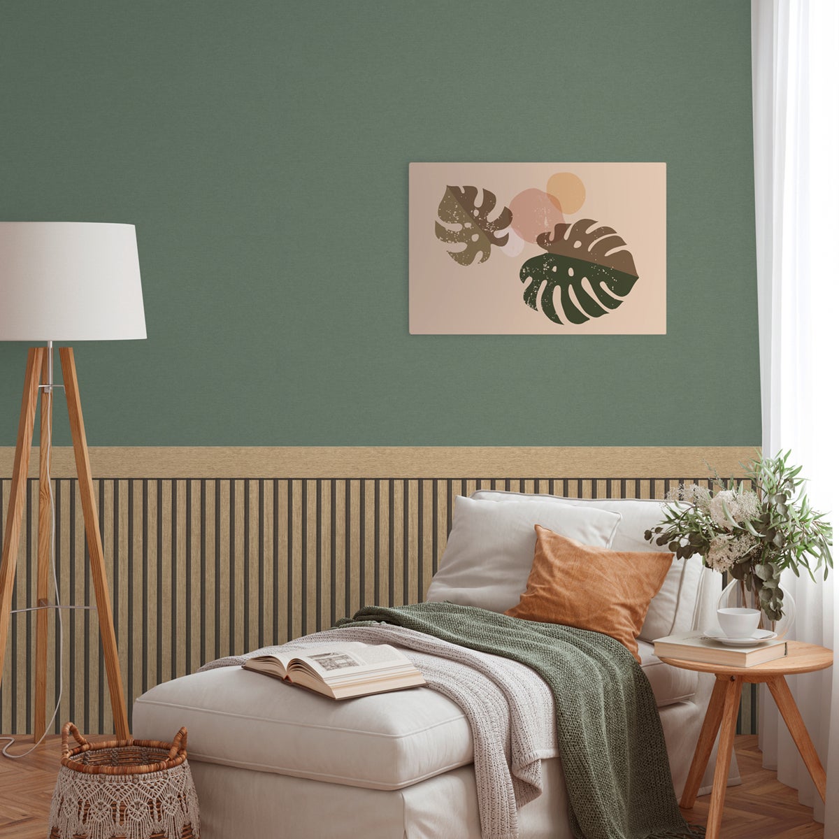 Papier peint Trompe l'oeil Beige Wallpanel, Elements 2 A.S. Création - 4