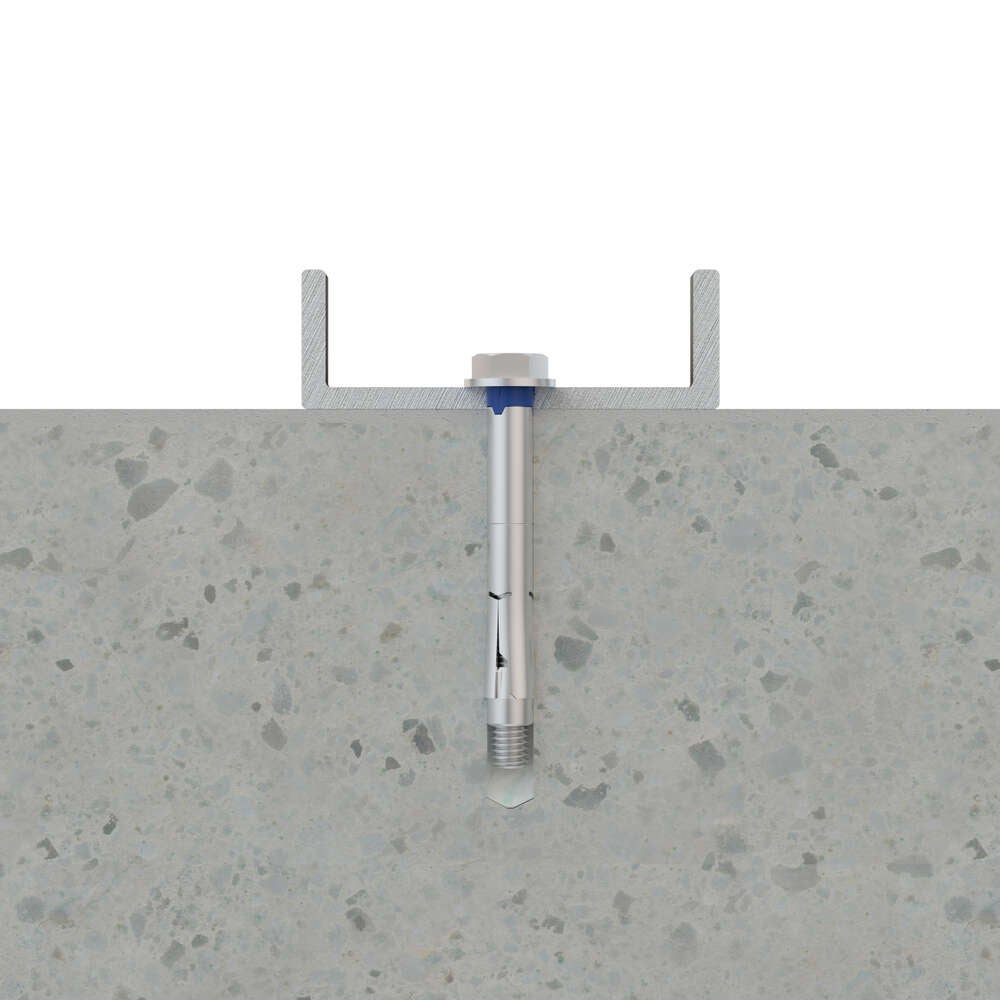 INDEX Cheville anti-rotation pour charges moyennes Vis tête hexa 6.8. Homologué ATE Opt.7 (M10 x 100 Ø14 50 pièces.) ACHT14L - 2