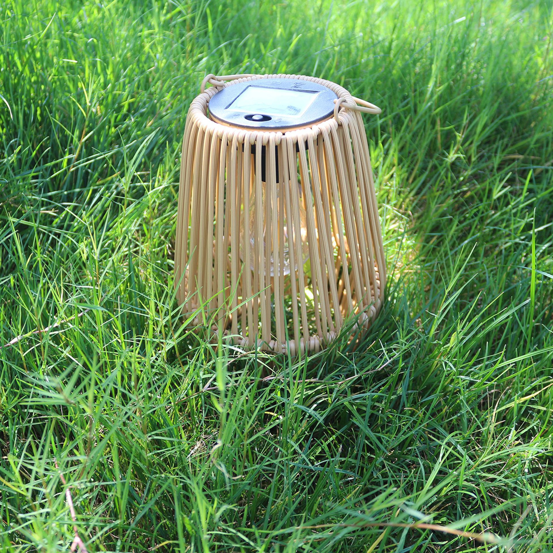 Lanterne solaire de jardin, lot de 2 lampes solaires d'extérieur IP44, faites à la main, idéales pour les jardins, Noël, Halloween et les balcons. - 3