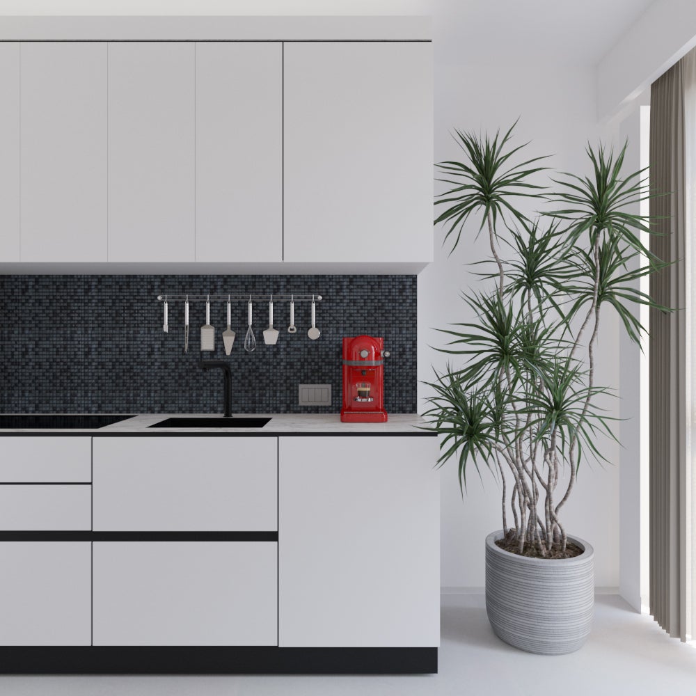 Multipack da 33 fogli di mosaico in vetro su rete grigio scuro e grigio chiaro per bagno e piscina. 3m2 - Spessore 8mm - 30x30 cm - 5