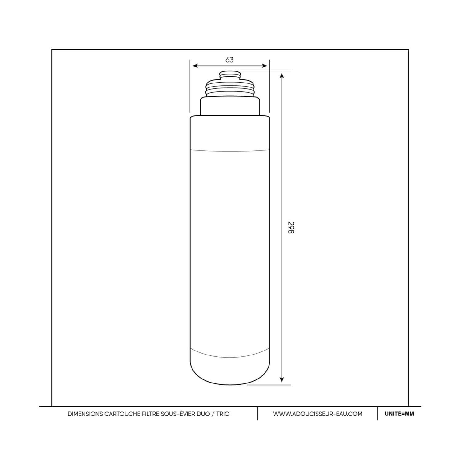 Filtre Sous évier Trio Uf Ft82 Sédiments Ft83 Charbon Actif Ft91 Ultra Filtration - 5
