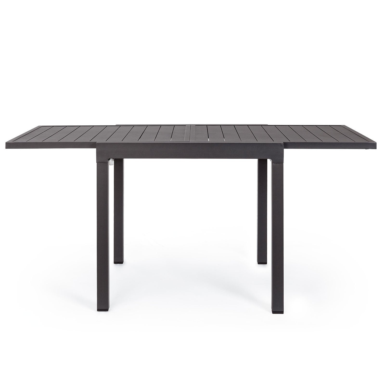 Table de jardin extensible rectangulaire en Aluminium Noir 10 places - 2