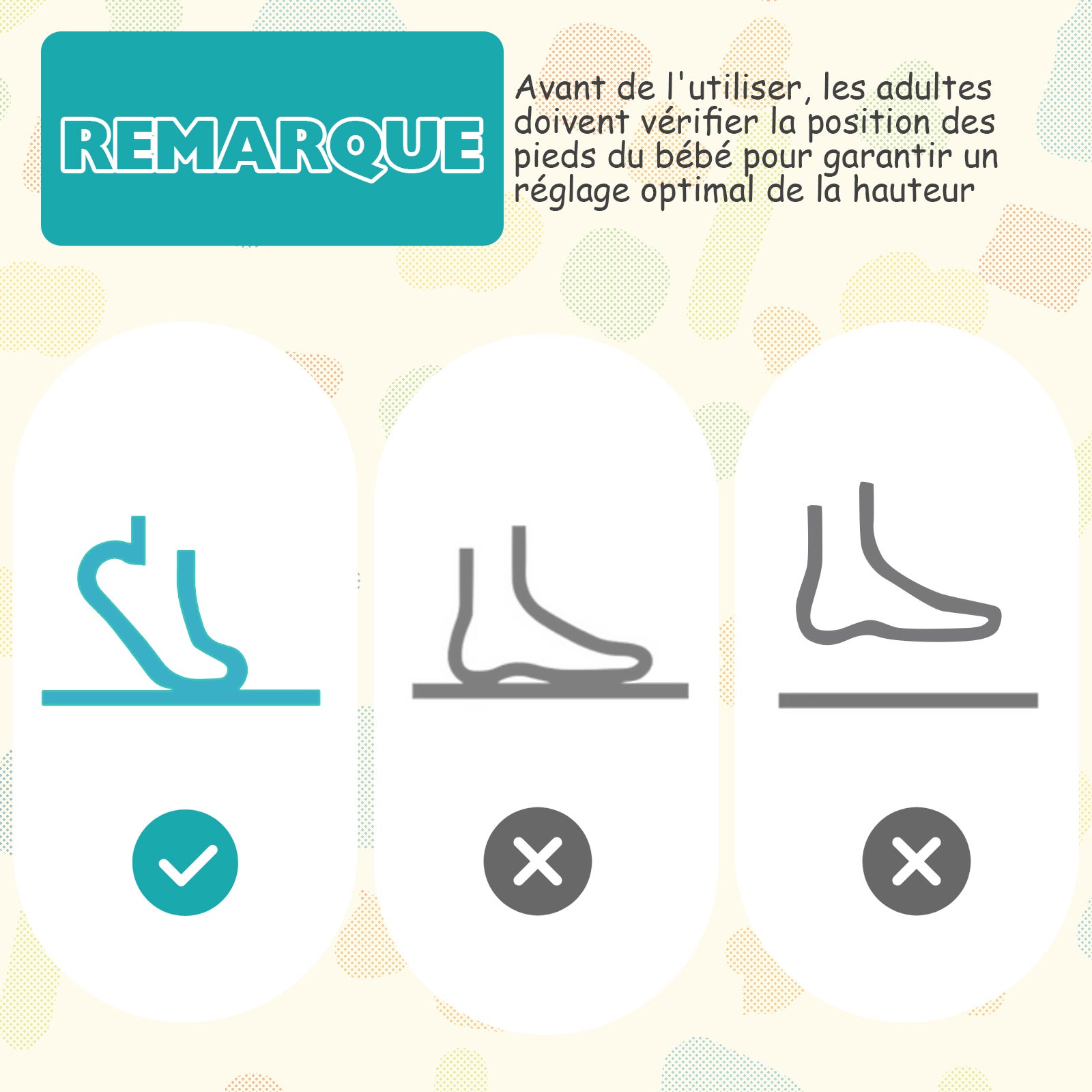 Jumperoo per Bambini, Centro attività Saltella con Altezza Regolabile, Gioco Saltellante con Sedile Girevole a 360°, Saltarello per Neonati co - 6