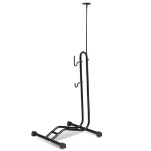 TrAdE Shop Traesio - Cavalletto Per Bici Supporto Bicicletta Laterale Altezza Regolabile Reflettore 54375128