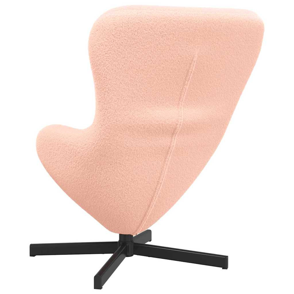 Poltrona uovo Rosa 63 x 73 x 90 cm Tessuto vidaXL - 6