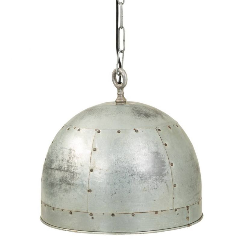 Lustre en métal argenté 41x41x36h - 6