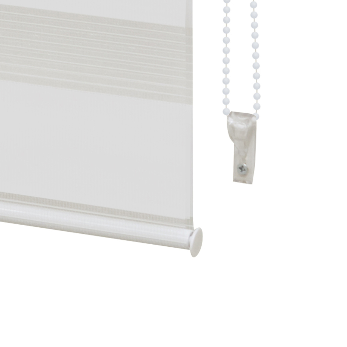 Store Enrouleur Jour&Nuit Tamisant Intensions Uni Blanc 150x160cm - 4