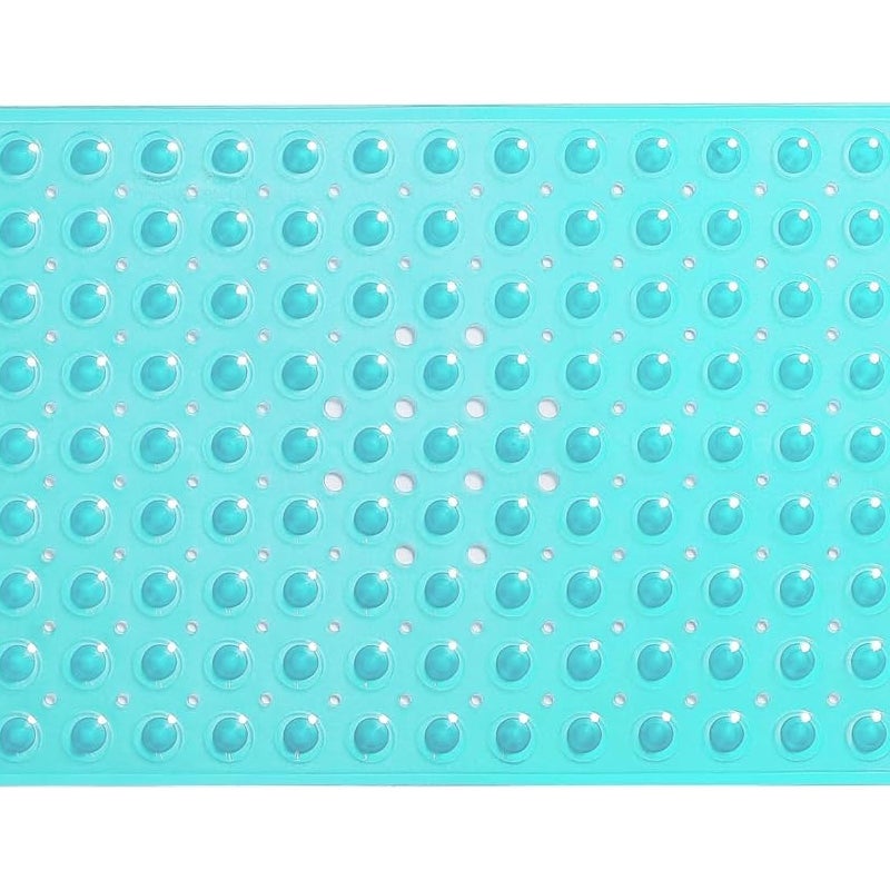 Bardzo długa, antypoślizgowa mata do wanny i prysznica, 100 cm x 40 cm (tylko do wanien gładkich/nietwardych*1), winylowa, zielona