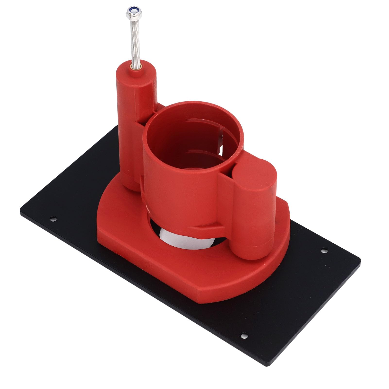 Kit élévateur De Toupie Pour Table De Routage - Plaque Insertion, Anneaux, Vis - Pour Travail Du Bois Précis (Noir)