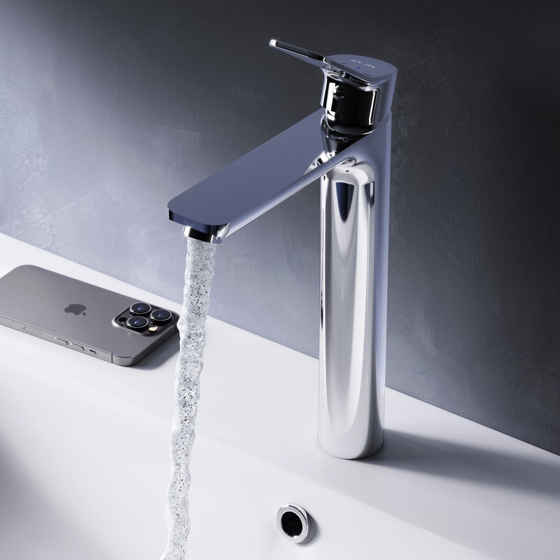 Jednouchwytowa bateria umywalkowa Bateria łazienkowa, chrom, rozmiar L, FXA92000 AM.PM