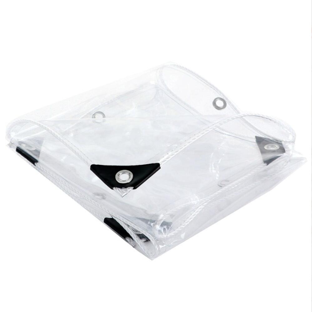 (2×5 metros) lona de pvc súper impermeable con ojales reforzados, apta para muebles multiusos, transparente e impermeable.