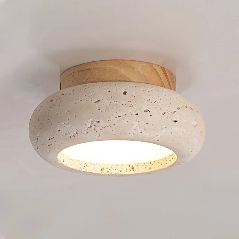 Leroy Merlin Lámpara De Techo Led De 15 Cm, Lámpara De Techo De Piedra Natural, Candelabro Empotrable Pequeño, Aplique De Pared Vintage, Luz Cálida Amarillo 