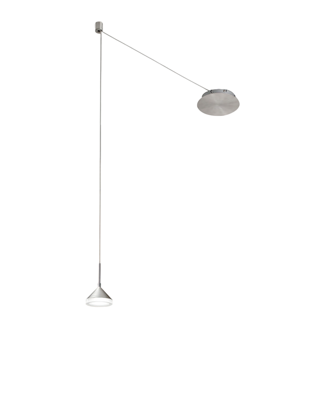 Lampa wisząca LED Isabella z metalu i metakrylanu 3410-41-212 Fabas Luce