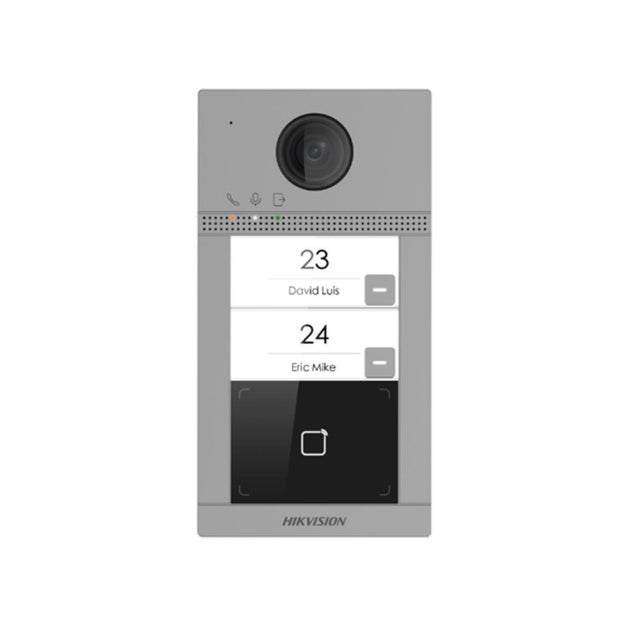 Hikvision Postazione esterna 2 Pulsanti Wifi Ip PoE DS-KV8213-WME1(C)