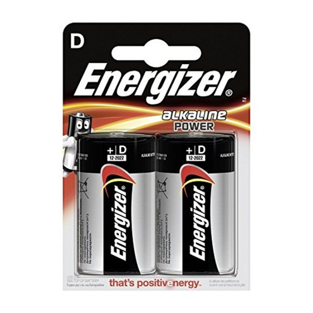 ENERGIZER PILA ALCALINA POWER LR20 D (2 U. - 4