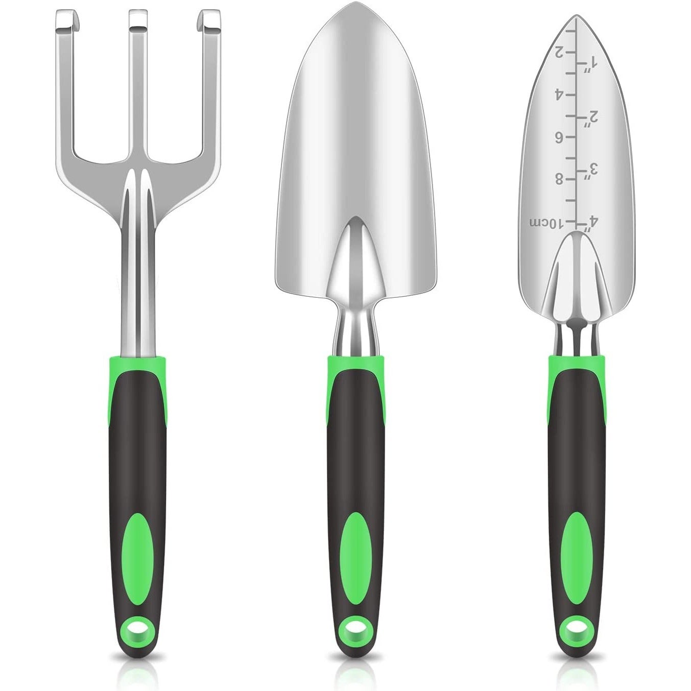 Aluminiowe Narzędzia Ogrodnicze 3 szt. Wytrzymały Zestaw Narzędzi Odpornych na Korozję do Bonsai, Mini Narzędzia Ogrodnicze do Roślin Domowych