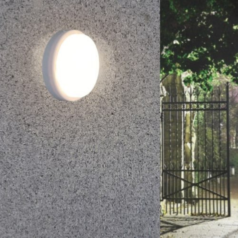 Plafonnier LED 8W Blanc Rond IP65 - Blanc Chaud 2300K - 3500K - SILUMEN - 2