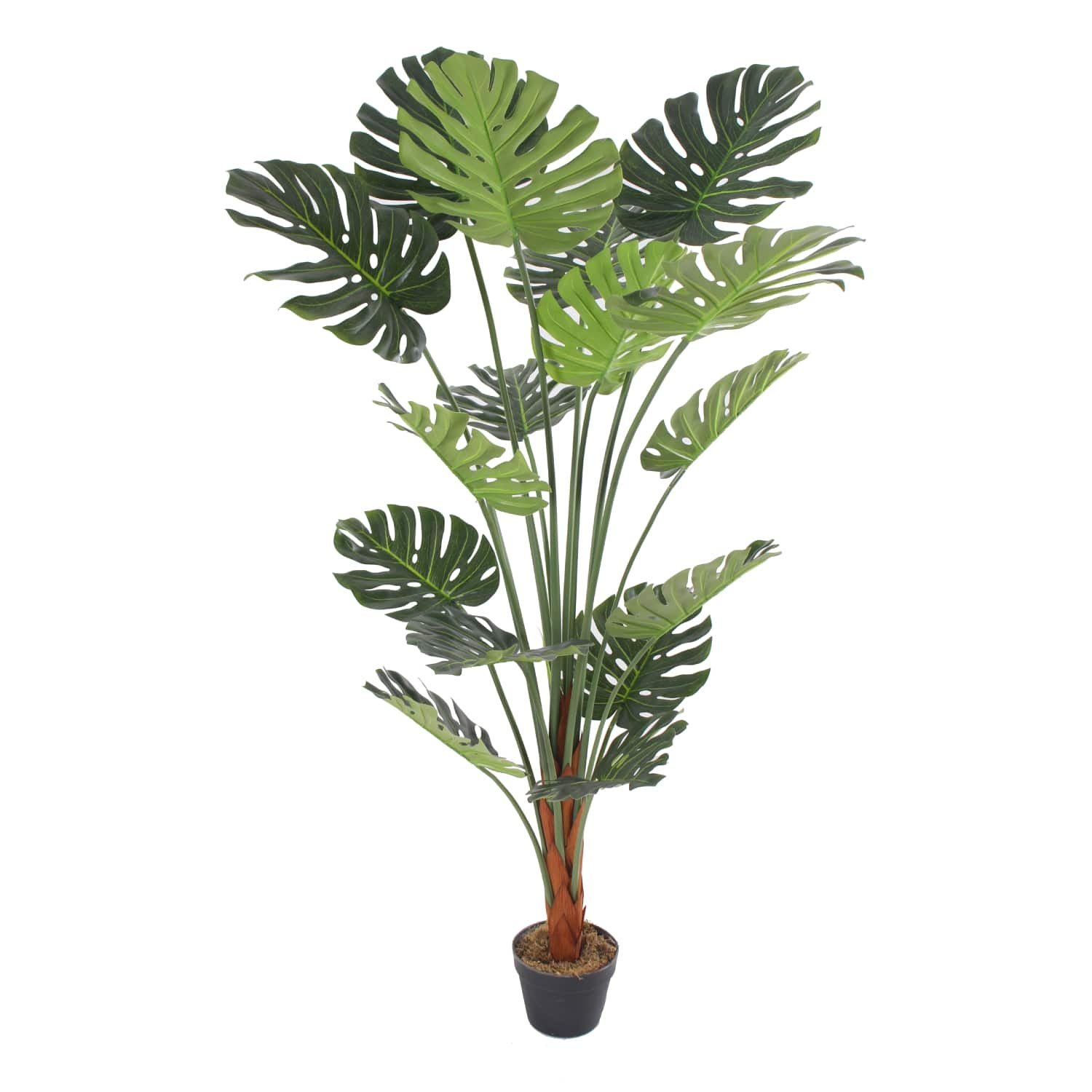 Monstera artificial Deco 150 cm Bonerva | Planta artificial alta para decorar interiores en hogares, negocios y hoteles | Sin mantenimiento - 6