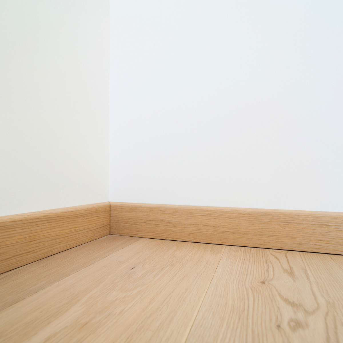 Lot de 10 Plinthes Plaquées Chêne MDF Arrondi, L.2,23 m x l.9,8 cm x Ep.9 mm - 8