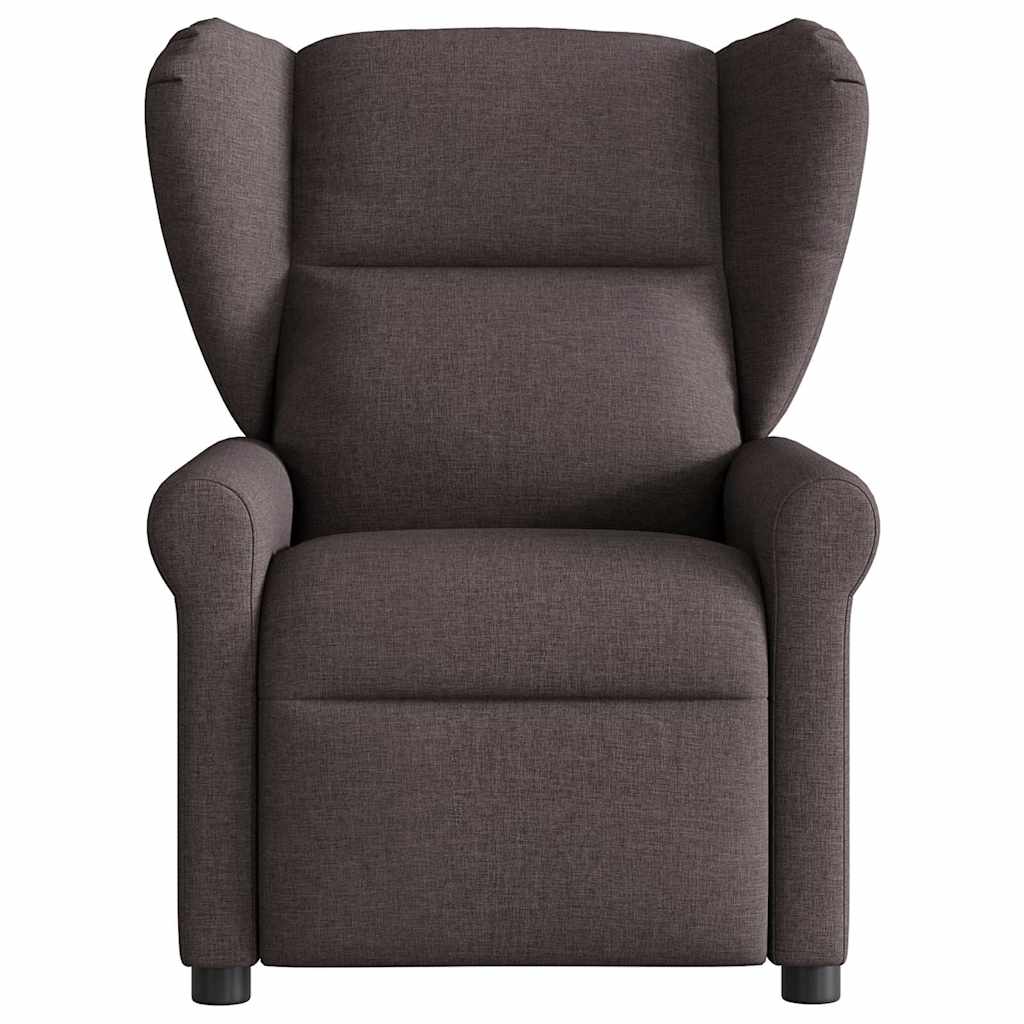 Fauteuil de télévision | Fauteuil inclinable électrique Marron foncé Tissu CFW162167 - 4