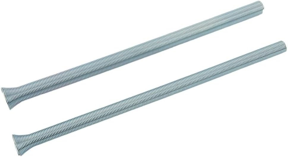 Juego de 2 herramientas para doblar tubos de aluminio, dobladora manual de tubos con resorte, juego de 2 piezas de 5/16 y 1/4, flexible y precisa - 3