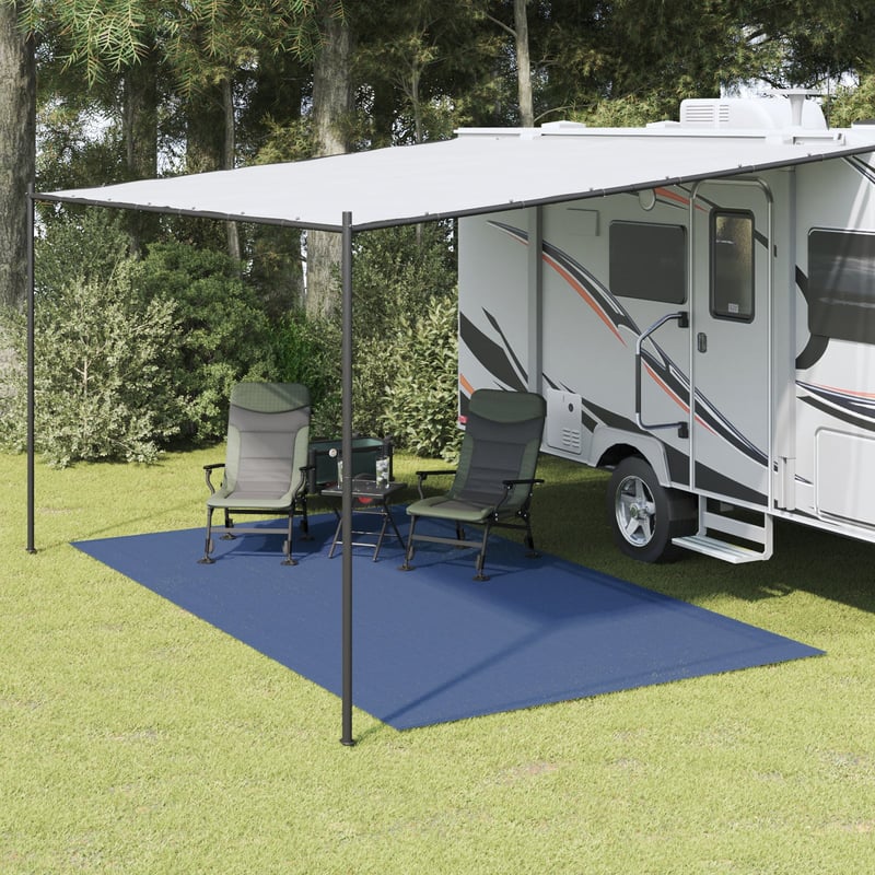 Dywan pod namiot Niebieski 400 × 350 cm Poliester