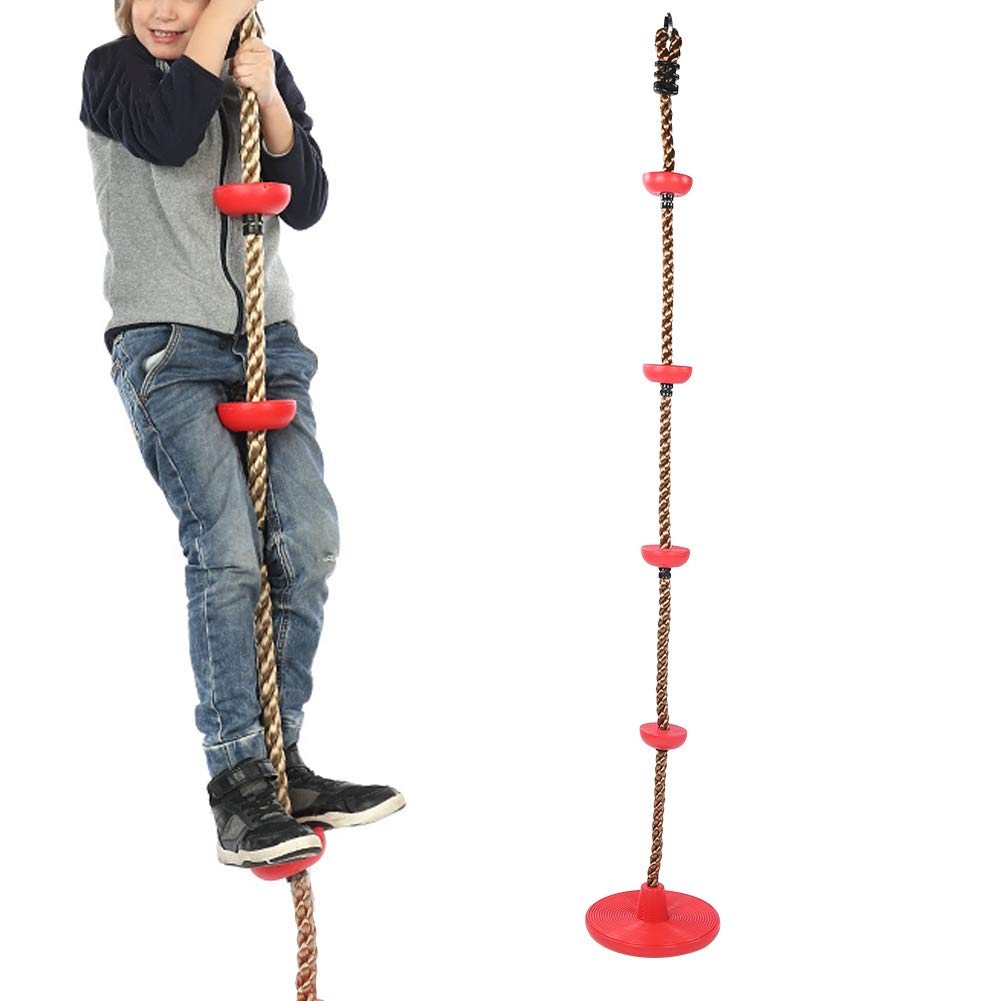 Balançoire d'escalade en laisse pour enfants avec plateforme