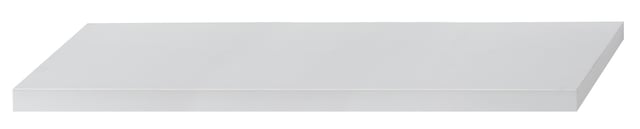 King Home Mensola Tamburata In Mdf Bianco 150X25X5H confezione da 4 pezzi