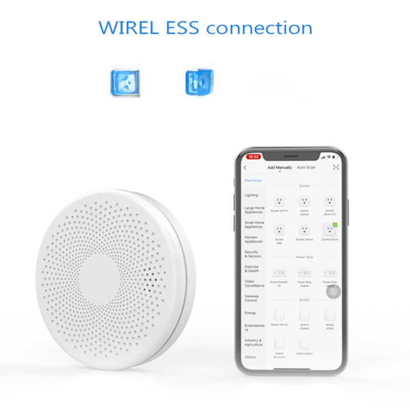 Detector inteligente de humo y monóxido de carbono Tuya WiFi 2 en 1 con alarma sonora y luminosa. - 9