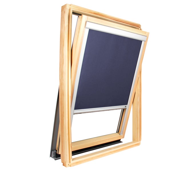 Store occultant pour fenêtre de toit VELUX ® - Ossature grise - Compatible code dimension MK04 - Bleu