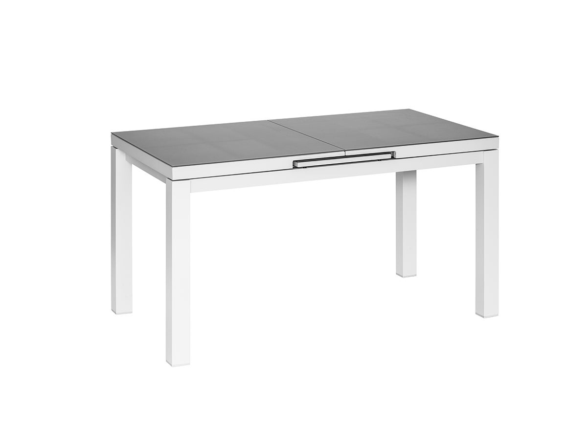 Table de jardin extensible 8-10 personnes Ibiza gris perle JARDILINE 180/240 cm - 2