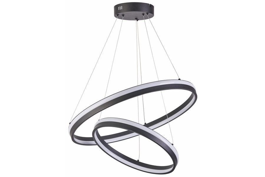 Lampa wisząca Proxima LED 40W + 24W Odcienie bieli 5120lm czarna wym: 120 x 60 x 60 cm Reality