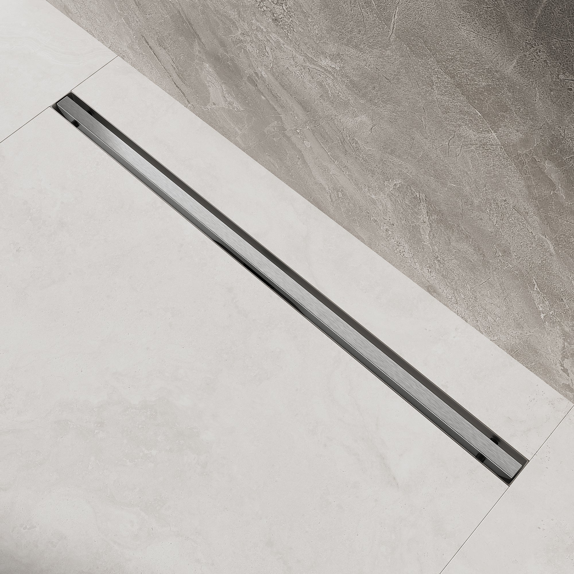 caniveau, avaloir en inoxydable pour réaliser une douche en carrelage à