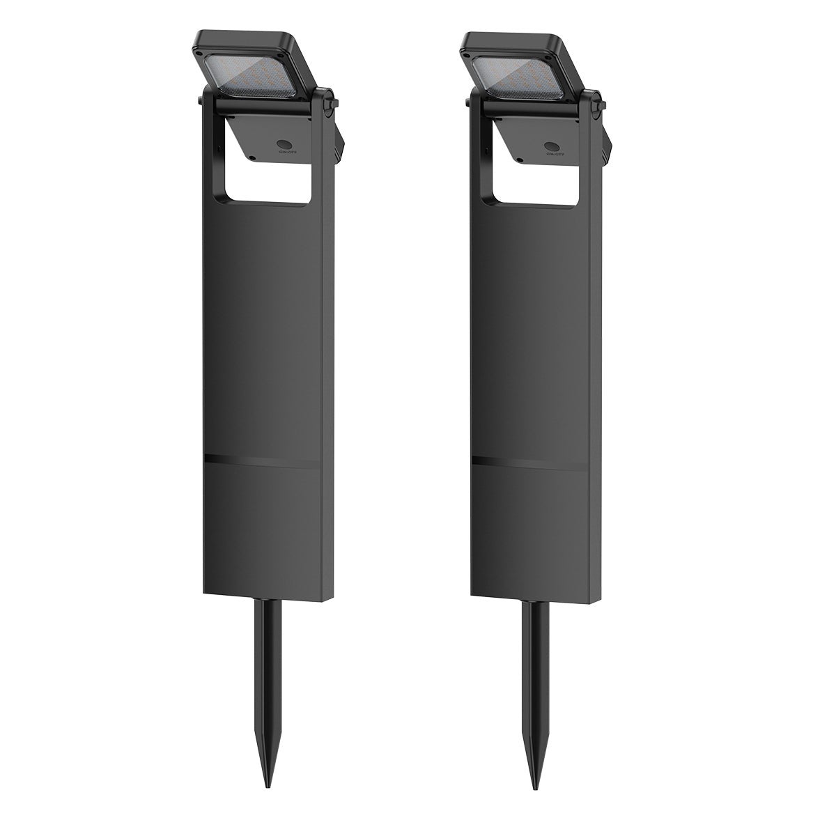 regulowane lampy słupkowe solarne BRITY H49CM