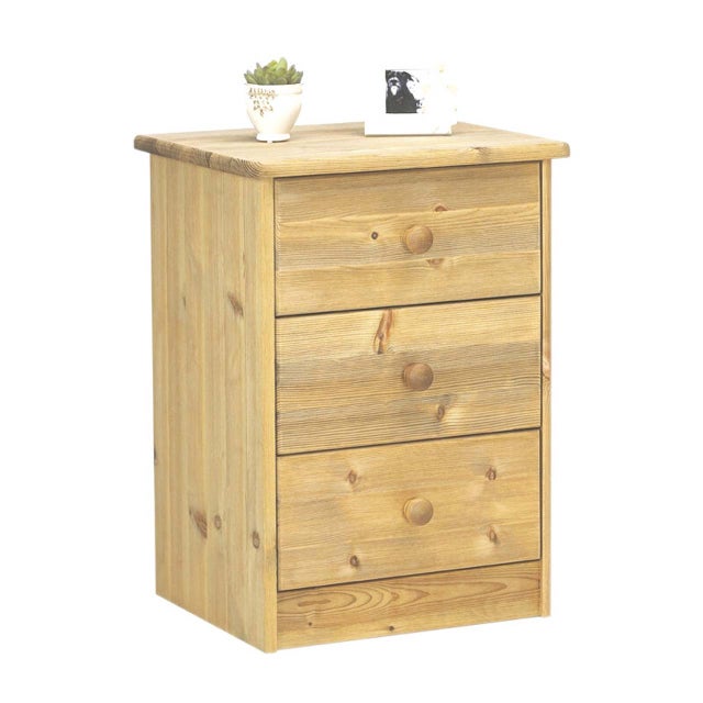 Nelly commode 3 tiroirs teinté.
