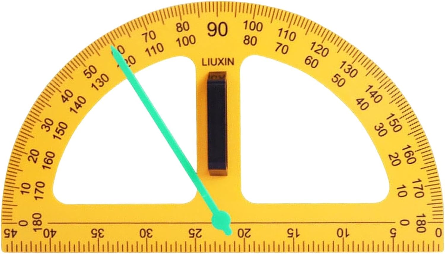 Duży kątomierz dla nauczycieli – bardzo duży kątomierz ABS 45 cm, narzędzie do nauki matematyki, duży kątomierz