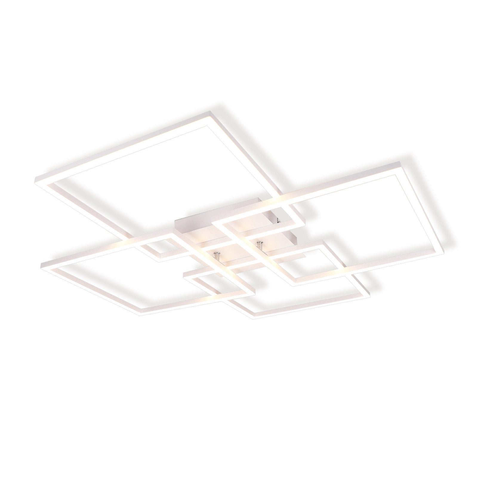 ZMH Nowoczesna lampa sufitowa LED 32W z prostokątnymi ramkami do salonu i sypialni - 2
