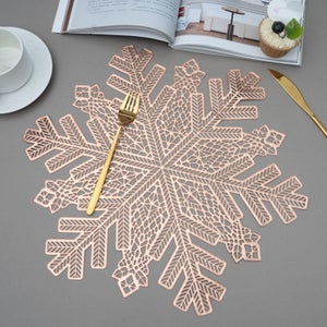4 Sets De Table De Noël – 45 X 32 Cm – Polyester Lavable Résistant à La Chaleur – Motifs Père Noël, Bonhomme De Neige – Décoration De Table Festive