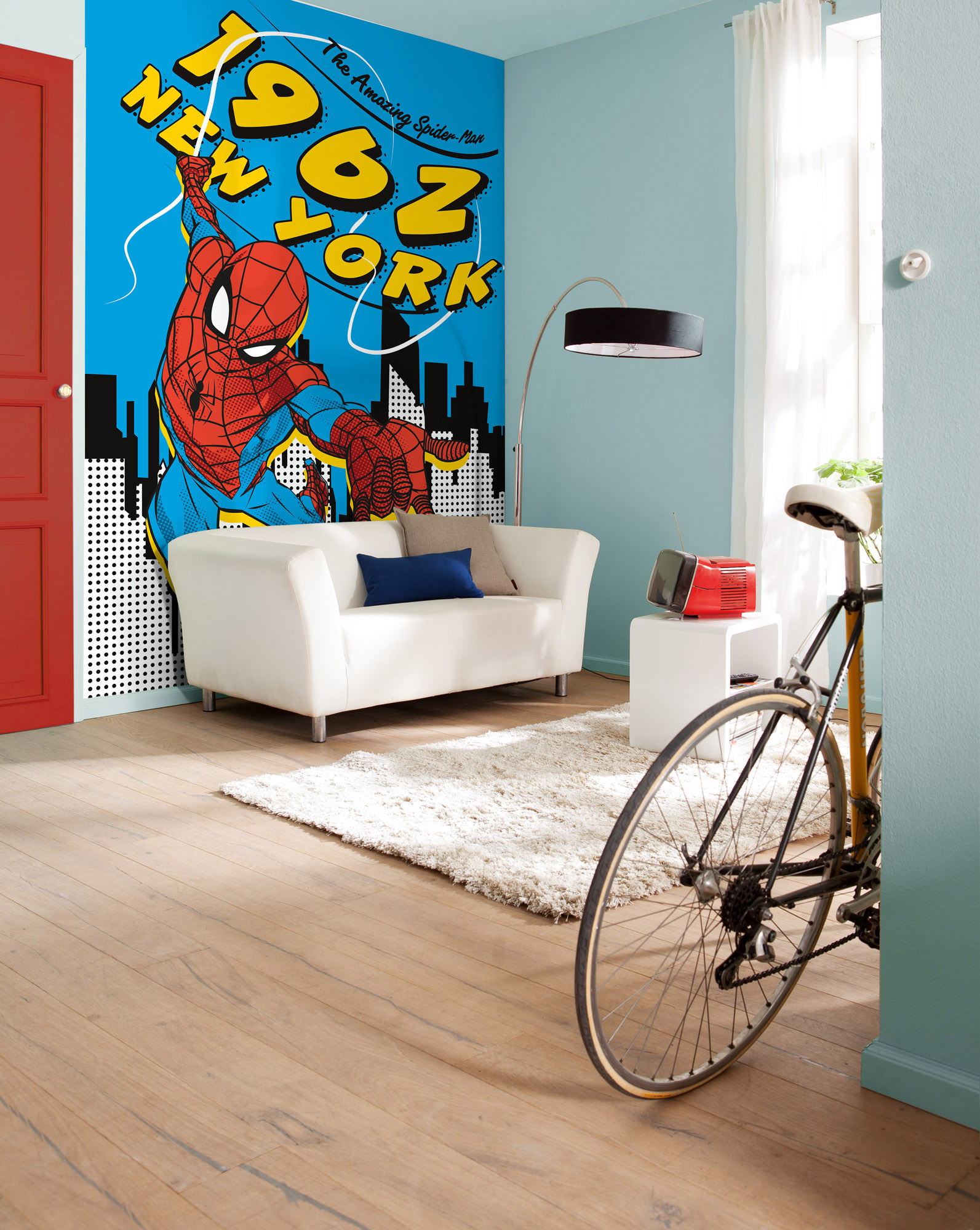 Papel pintado no tejido panorámico de komar - marvel spider-man 1962 - talla: 200 x 280 cm