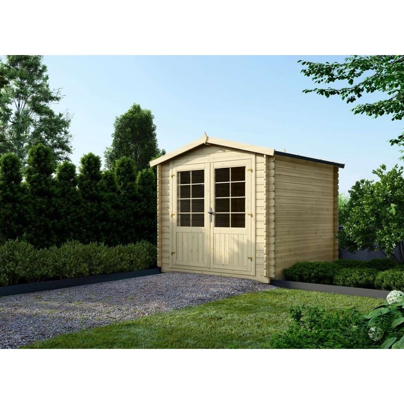 Domek ogrodowy ALTANKA 6,25 m2 - 2,50x2,50 m - 28 mm, drewniany, DOM521, 1szt.