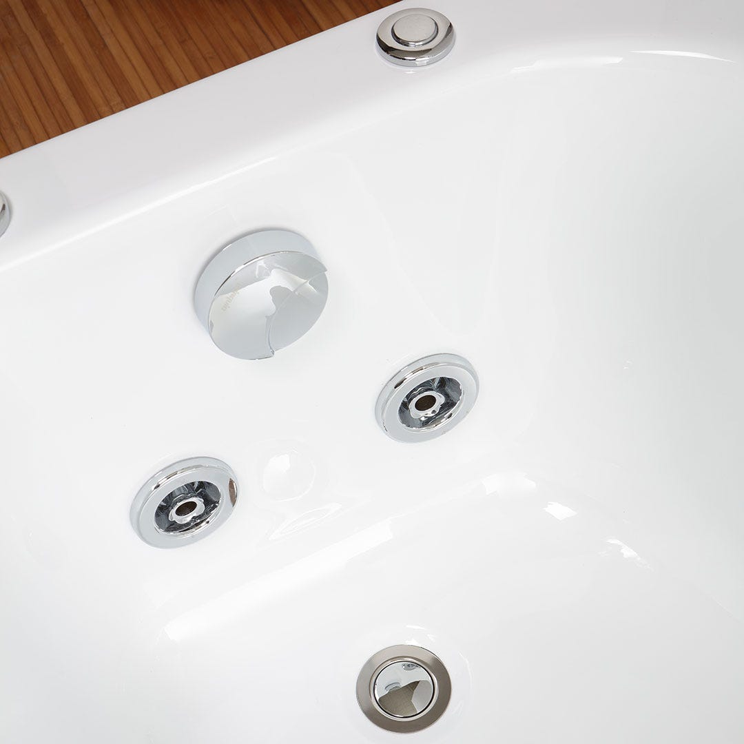 Baignoire hydromassage rectangulaire | Ester - 7