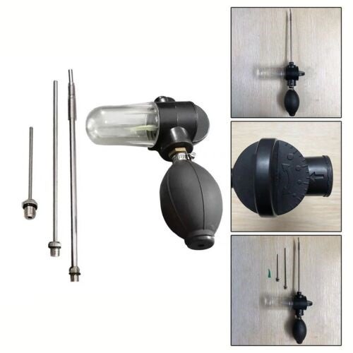 Plumero De Bombilla Con 3 Boquillas De Acero Inoxidable - Para Aplicar Polvos Como Tierra De Diatomeas Contra Plagas