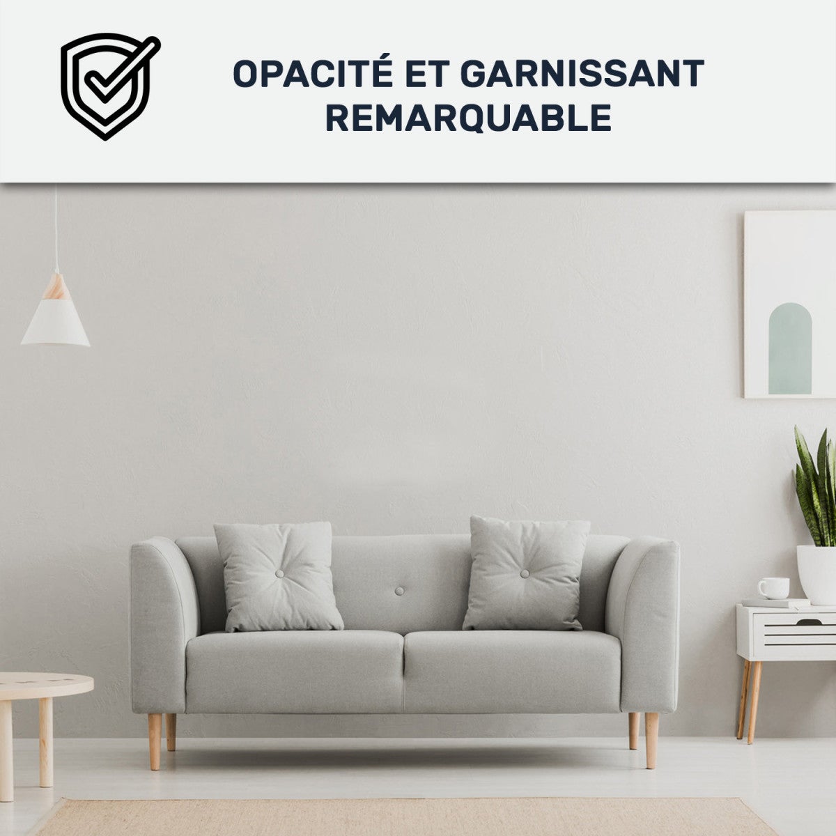 Peinture finition velours d'origine naturelle pour mur et plafond Blanc - 2.5 L (+ ou - 30m² par couche) - ARCANE INDUSTRIES - 5
