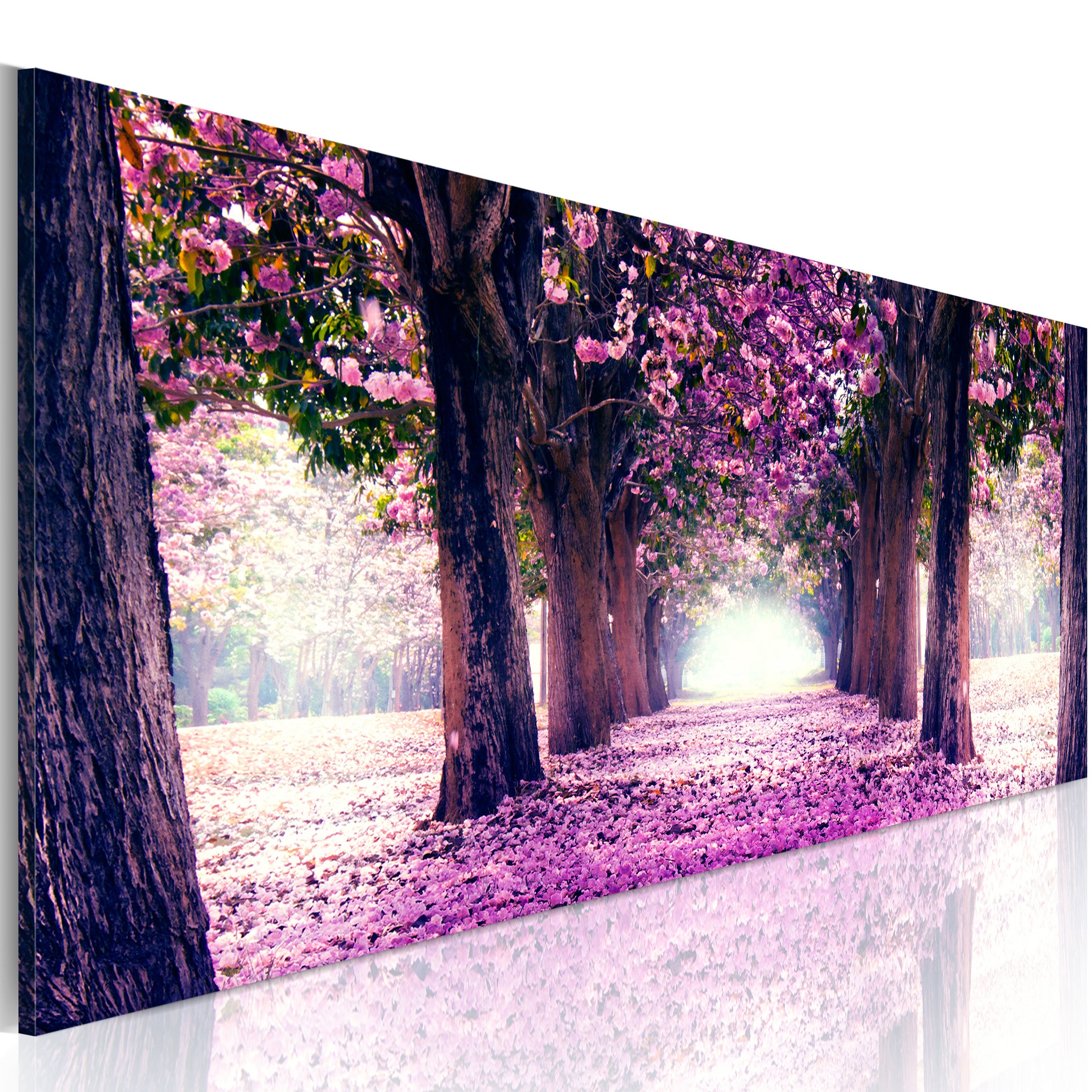 Tableau - Automne calme en violet [135x45] | Leroy Merlin