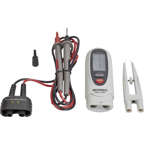 VOLTCRAFT SMD-200 Multimètre numérique CAT III 600 V Affichage (nombre de points): 6000 - 2