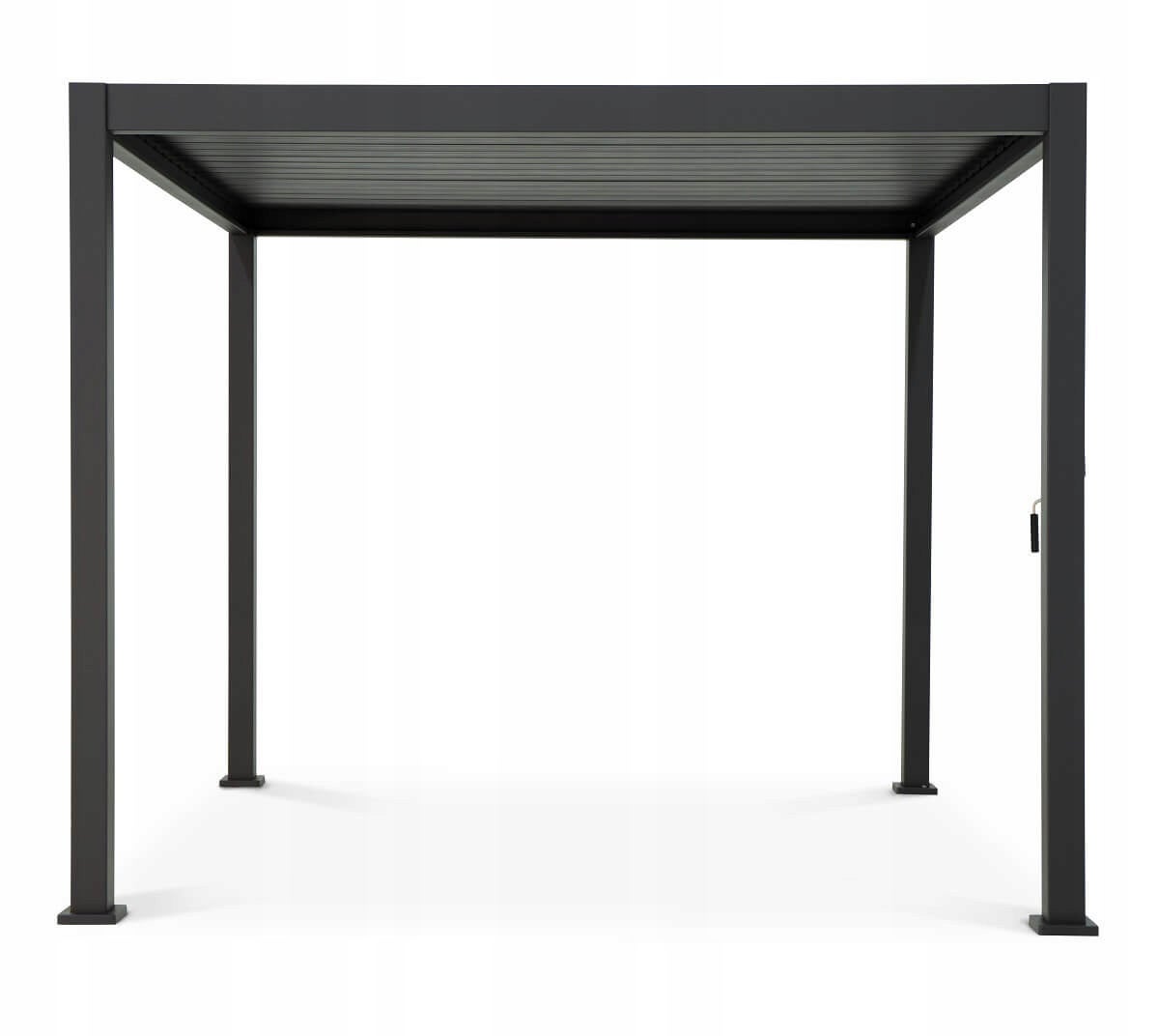 Pergola Aluminiowa Tarasowa na Taras Premium 3x3 Anthracytowa Gutroof 1 szt