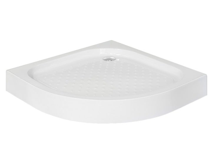 90 cm BRODZIK DO KABINY PRYSZNICOWEJ PŁYTKI NISKI NAROŻNY PÓŁOKRĄGŁY 90x90 CM WZMACNIANY BRODZIK PRYSZNICOWY