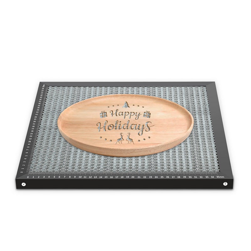 Centre de table en nid d'abeille pour le Nouvel An - Noir et doré