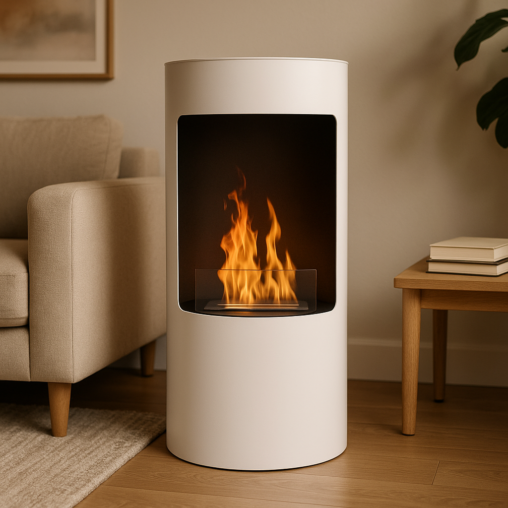 Poêle éthanol Lecco Blanc Brillant Leroy Merlin — free download