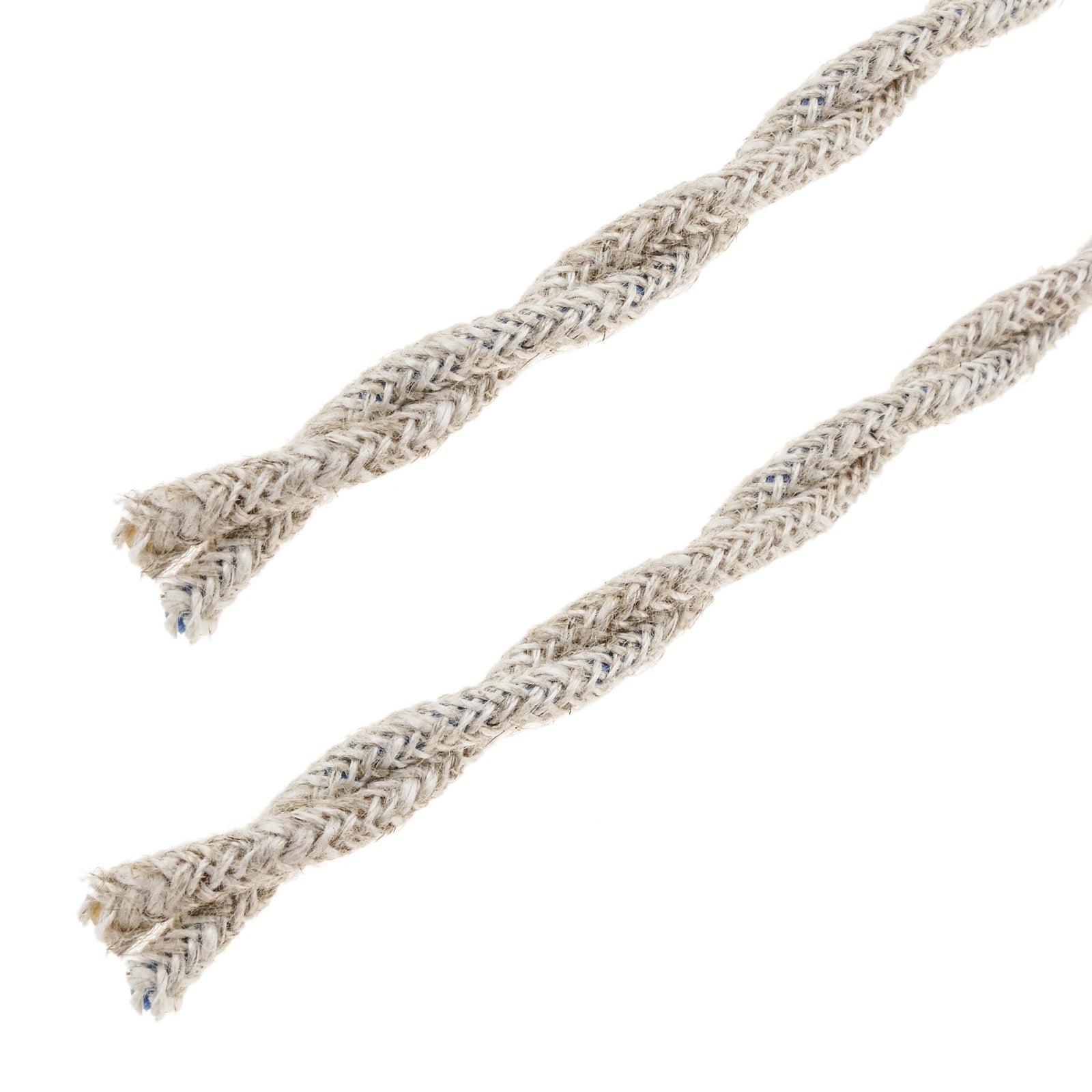 Cavo elettrico retrò intrecciato bianco vecchio 2x0,75mm 25m - 5